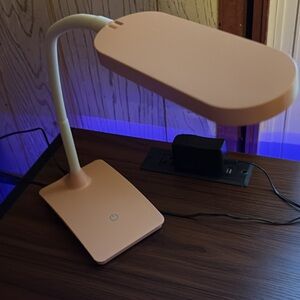Modern Pink/Peach Desk Lamp